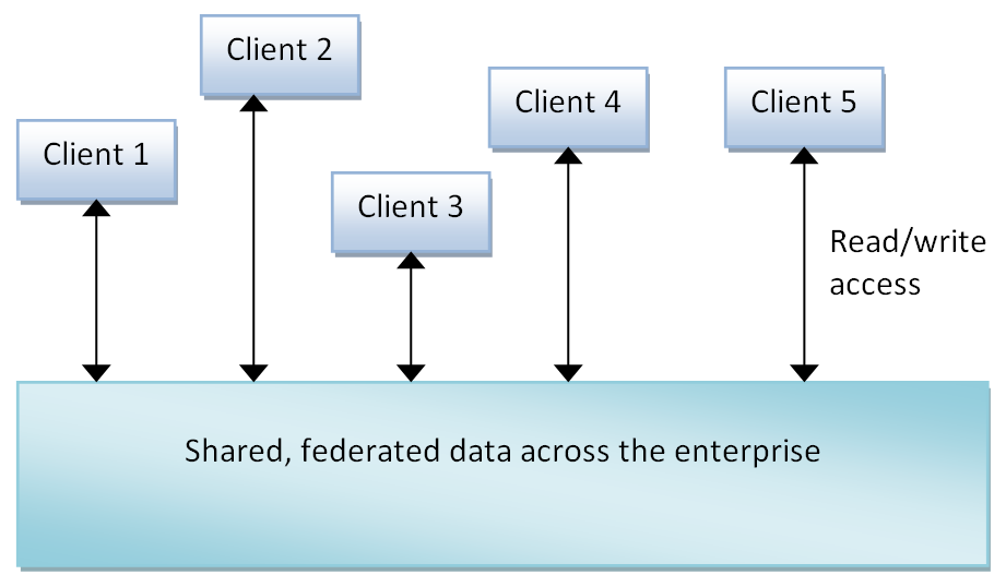 Clients Access Federated Data